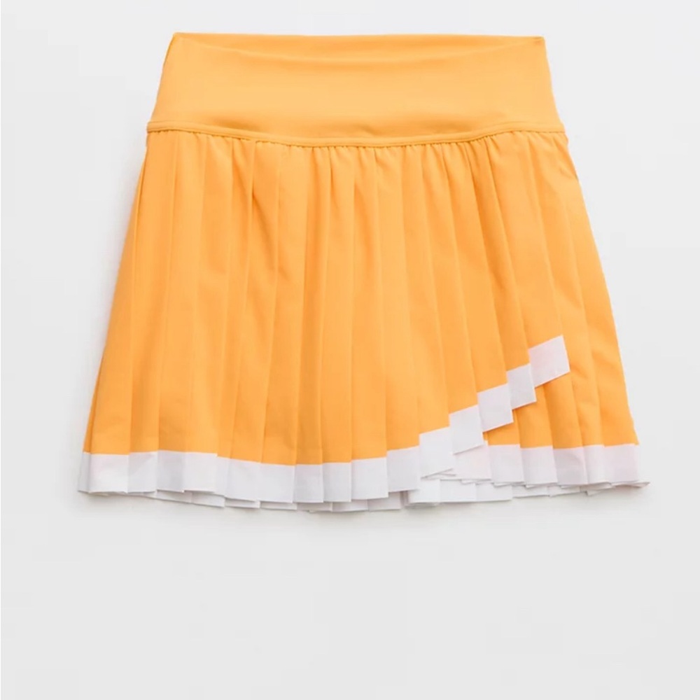 OFFLINE by Aerie Tiebreaker pleated skirt-Medium
